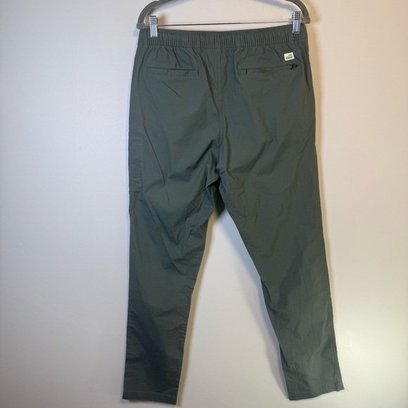 VUORI Womens Ripstop Pant Army Green Organic Cotton Pockets Size Large - Picture 5 of 9